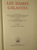 LES DAMES GALANTES-BRANTOME EDITION PAR MAURICE RAT