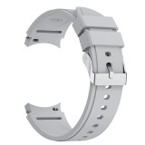 Cumpara ieftin Curea silicon, compatibila Samsung Galaxy Watch 4 Classic, 46mm, VD Very Dream&reg;, Quick Release, Gray Lava