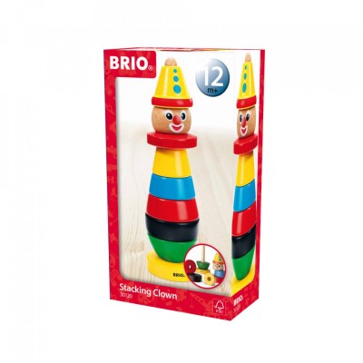 Brio - Jucarie Lemn De Stivuit Clovn foto