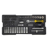 Trusa de chei tubulare STANLEYr TRANSMODULE SYSTEMtm de 1 4 in, 60 buc.