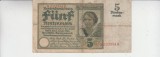 M1 - Bancnota foarte veche - Germania - 5 marci - 1926