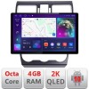 Navigatie Subaru Forester XV Qled 2K Octa Core 4+64 LTE 4G DSP Wifi 5Ghz android auto carplay radio gps internet kit-062-2019+EDT-E413-2K CarStore Tec
