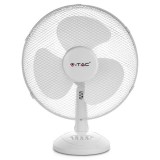Ventilator de birou V-Tac, putere 40 W, 3 viteze, oscilatie stanga, dreapta