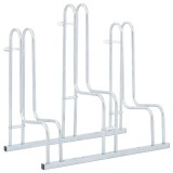 Cumpara ieftin Suport de sine statator pentru 3 biciclete, otel galvanizat