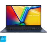 Laptop VivoBook 15 A1504VA cu procesor Intel&reg;Core&trade; i3-1215U pana la 4.40 GHz, 15.6, Full HD, 8GB, 512GB SSD, Intel&reg; UHD Graphics, No OS, Quiet Blue, Asus