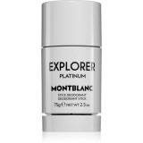 Montblanc Explorer Platinum deodorant stick pentru bărbați 75 g