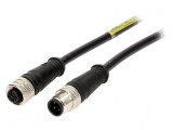 Cablu pentru senzori PIN 4 M12-M12 5m