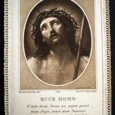 P.216 IISUS HRISTOS GUIDO RENI ECCE HOMO BOUASSE-LEBEL PRINT 12/7,8cm