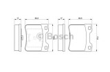 Set placute frana,frana disc PEUGEOT 106 I (1A, 1C) (1991 - 1996) BOSCH 0 986 424 411