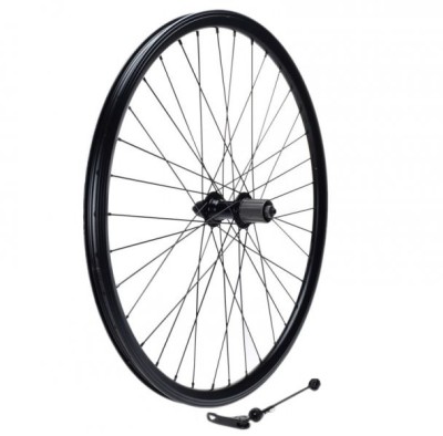 Roata spate dubla bicicleta 26&amp;quot;, quick release, caseta 8 viteze, culoare negru Cod:AWR2627 foto