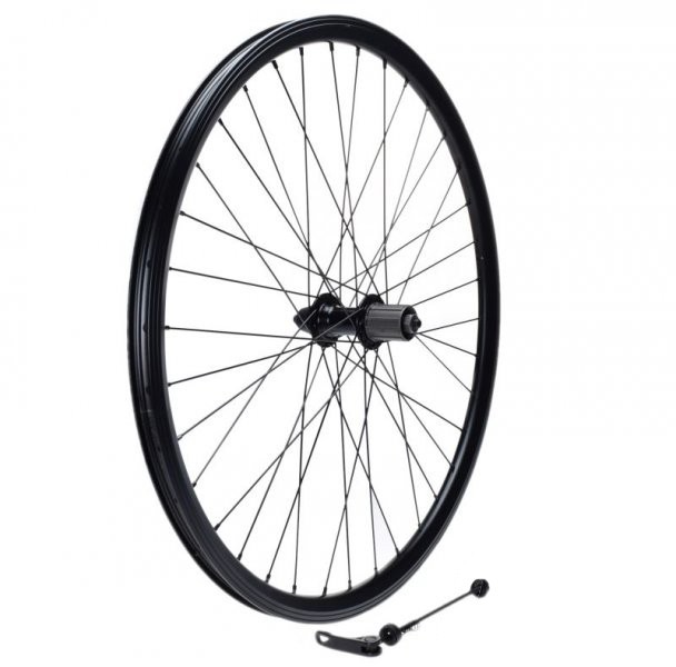 Roata spate dubla bicicleta 26&quot;, quick release, caseta 8 viteze, culoare negru Cod:AWR2627