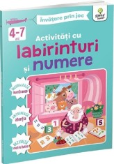 Activ. cu labirinturi si numere 4-7 ani - Invatare prin joc - Gama