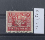 TS23 - Timbre serie Polonia - 1922 stampilat
