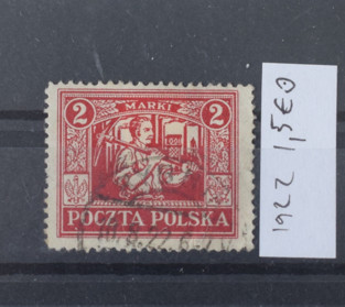 TS23 - Timbre serie Polonia - 1922 stampilat foto
