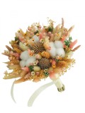 Buchet de Flori Personalizabil Eventissimi - Plante Uscate, Somon, Eventissimi&reg;