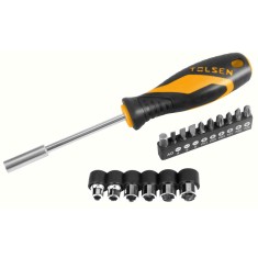 Set Surubelnita cu Clichet 17 Piese, Tolsen
