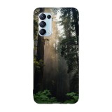 Husa compatibila cu Oppo Find X2 Pro model Light into the forest darkness, Silicon, TPU, Viceversa, Transparent, Carcasa