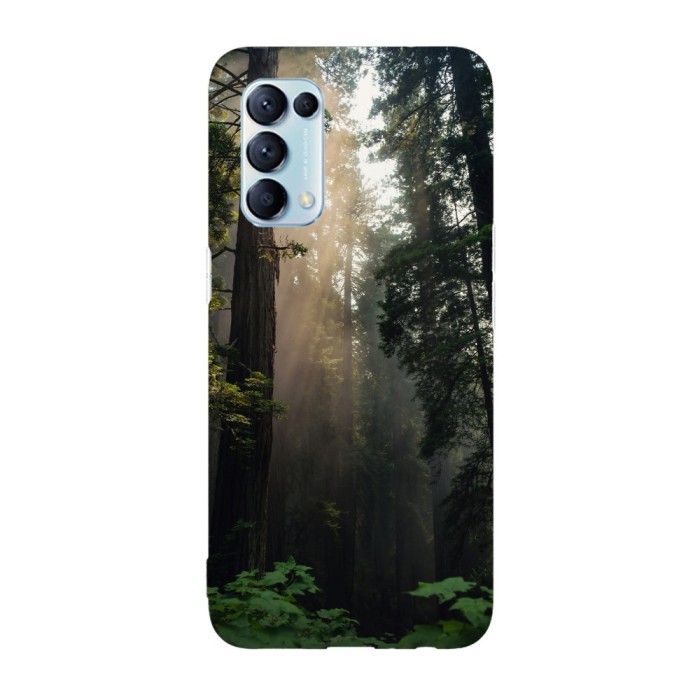 Husa compatibila cu Oppo Find X5 Pro model Light into the forest darkness, Silicon, TPU, Viceversa