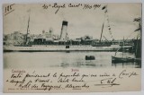 CONSTANTA , PORTUL , VASUL &#039; REGELE CAROL I &#039; , CARTE POSTALA , CLASICA