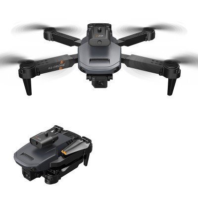 Mini drona K6, telecomanda, 4K, 1800mAh, 12mpx, 1080p, BT/WiFi foto