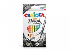 Set Carioci Carioca Super Brush, 10 buc/cutie foto