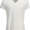 Tricou barbati cu decolteu in v, Alb, XL