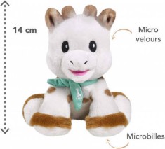 Jucarie Plus Vulli Sophie Bebelus 14cm Alb foto