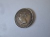 Moneda Argint Portugalia 100 Reis 1853 Maria II, Argint 917, 19mm, 2.9g - Rară!