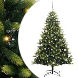 VidaXL Pom de Crăciun Artificial cu Ramuri Hinge, 150 LED-uri 150 cm 3395984