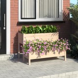 vidaXL Jardinieră, 110x84x75 cm, lemn masiv de pin 822262