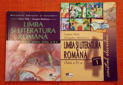 Limba si literatura romana Manual + Caietul elevului (partea 1) Clasa 4 Pitila foto