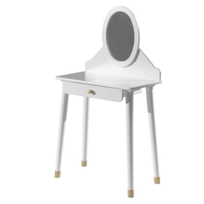 Vipack Masa de toaleta pentru copii &amp;quot;Billy&amp;quot;, cu oglinda, alb, lemn GartenMobel Dekor foto