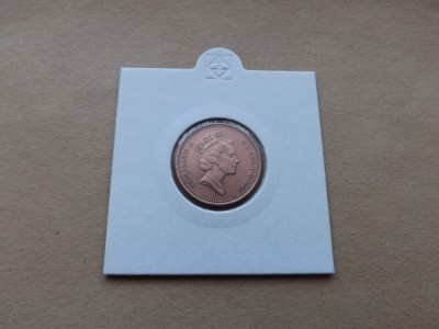 Marea Britanie / Anglia / Regatul Unit 1 ( One ) Penny 1993 - Elizabeth II foto