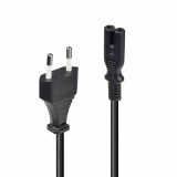 Cablu alimentare Lindy Euro C8 - IEC C7, 5m, negru