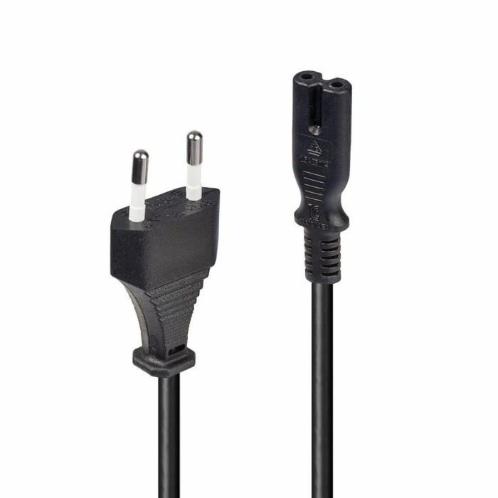 Cablu alimentare Lindy Euro C8 - IEC C7, 5m, negru