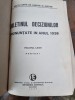 Buletinul Deciziilor ICCJ 1936, Vol. LXXIII, Partea I - Drept, Monitorul Oficial 1939, Coperta Cartonata