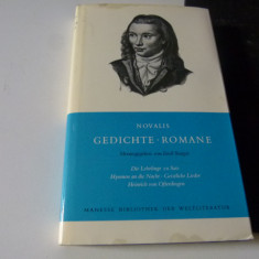 Romane, Gedichte- Novalis