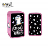 Penar echipat, 3 fermoare, 38 piese, GOOD VIBES - YOLLO, S-COOL / OFFISHOP