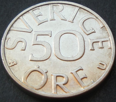 Moneda 50 ORE - SUEDIA, anul 1979 *cod 1784 B foto