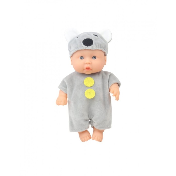 Papusa bebelus 20cm Muse, Costumas Gri