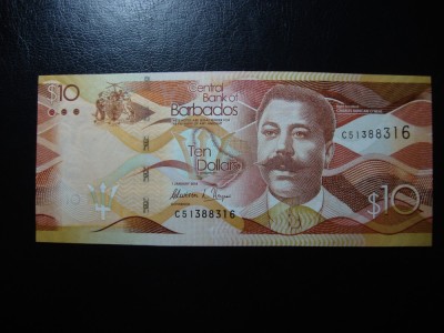 BARBADOS 10 DOLARI 2017 EXCELENTA foto