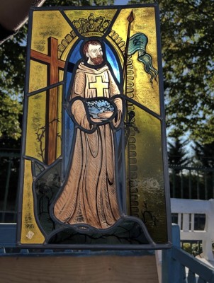 Vitralii vechi tip religios foto