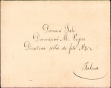 A494 Scrisoare olografă Nicolae Musicescu către directoare Scoala fete nr 4 Tulcea