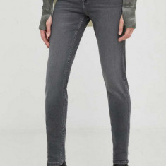 Lee jeansi Scarlett Washed Grey femei , medium waist