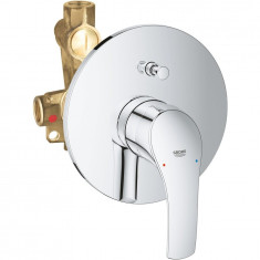 Baterie cada/dus incastrata 1/2 Grohe Eurosmart New, crom, 33305002