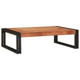 Cumpara ieftin Raft pentru baie 80 x 50 x 23 cm Lemn solid de mango, fier