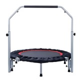 Cumpara ieftin Trambulină sport fitness cu m&acirc;ner reglabil adulți copii, 120 kg, antrenament
