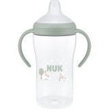 NUK Perfect Match Sheep biberon pentru &icirc;nvățare cu controlul temperaturii 6m+ 260 ml
