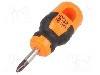 Surubelnita Phillips PH2 85mm BAHCO B195.002.025 - V&acirc;rf PH2, Oțel, Profesională