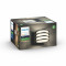 Aplica LED de exterior Philips HUE White Lucca, E27, 9.5W (60W), IP44, 806 lumeni, aluminiu, antracit, bec alb Hue inclus